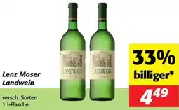 Nah&Frisch Lenz Moser Landwein Angebot