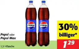 Nah&Frisch Pepsi oder Pepsi Max Angebot