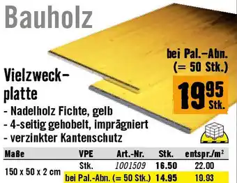 Hornbach Vielzweck- platte Angebot