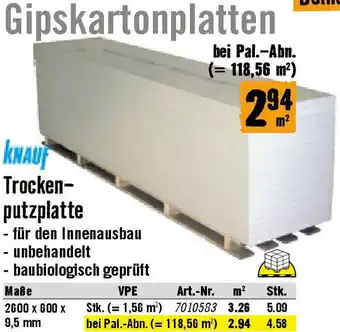 Hornbach Trocken- putzplatte Angebot