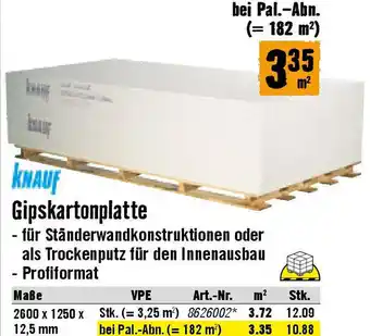 Hornbach Gipskartonplatte Angebot