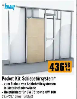 Hornbach Pocket Kit Schiebetürsystem Angebot