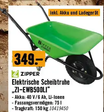 Hornbach Elektrische Scheibtruhe Angebot