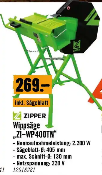 Hornbach Wippsäge Angebot