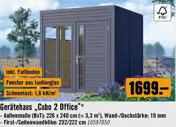 Hornbach Gerätehaus Cubo Angebot