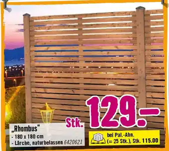 Hornbach Rhombus Angebot