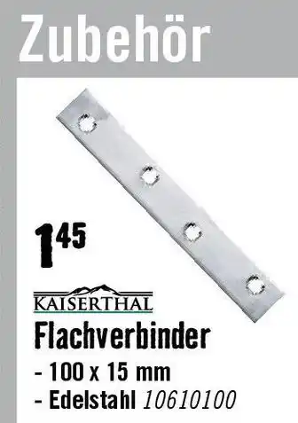 Hornbach Flachverbinder Angebot