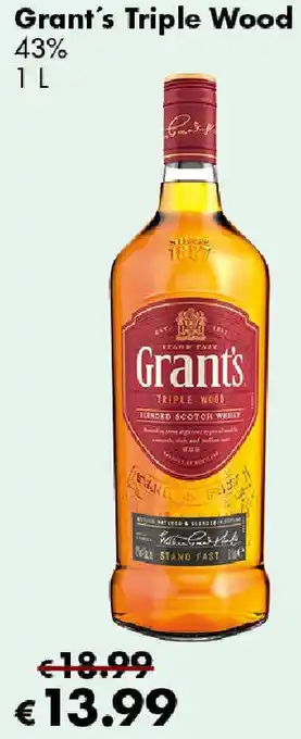 Travel FREE Grant's Triple Wood Angebot