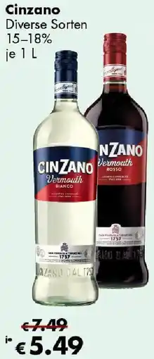 Travel FREE Cinzano Angebot