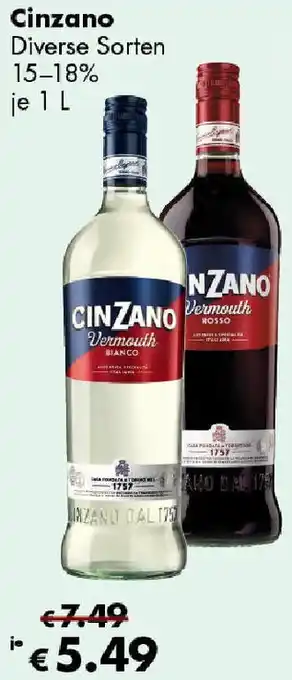 Travel FREE Cinzano Angebot