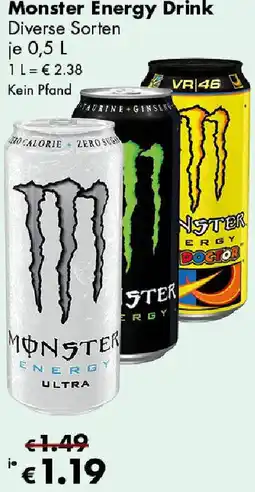 Travel FREE Monster Energy Drink Angebot