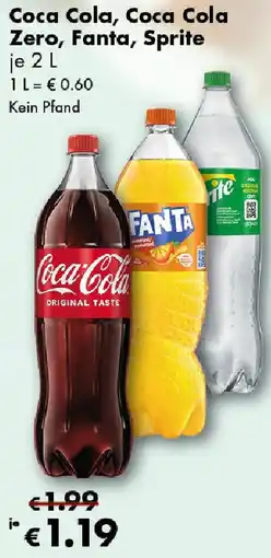 Travel FREE Coca Cola, Coca Cola Zero, Fanta, Sprite Angebot