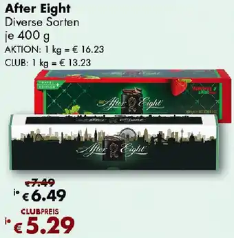 Travel FREE After Eight Angebot