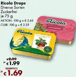 Travel FREE Ricola Drops Angebot