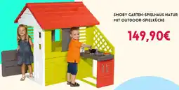 Smyths Toys Smoby garten-spielhaus natur mit outdoor-spielküche Angebot