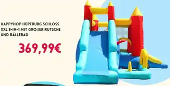 Smyths Toys Happyhop hüpfburg schloss xxl 8-in-1 mit großer rutsche und bällebad Angebot