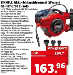 Liebmarkt Akku-Schlauchtrommel Angebot