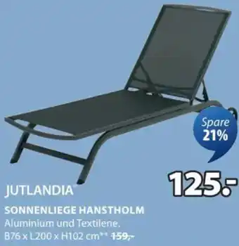 JYSK Sonnenliege hanstholm Angebot