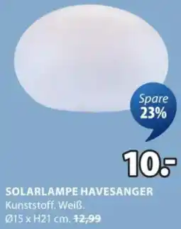 JYSK Solarlampe havesanger Angebot