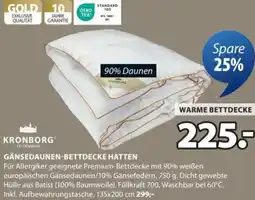 JYSK Gänsedaunen-bettdecke hatten Angebot