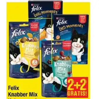 Maximarkt Felix Knabber Mix Katzensnacks oder Deli Moments versch. Sorten Maximarkt Angebot