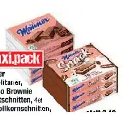 Maximarkt Neapolitaner, Schoko Brownie Fruchtschnitten oder Vollkornschnitten oder Snack Minis Maximarkt Angebot