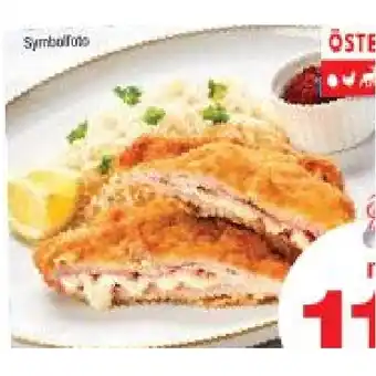 Maximarkt Cordon bleu vom Schwein, mit Butterreis und Preiselbeeren Maximarkt Angebot