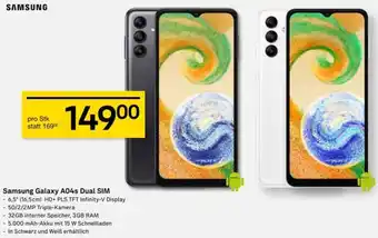 Post Samsung Galaxy A04s Dual SIM Angebot