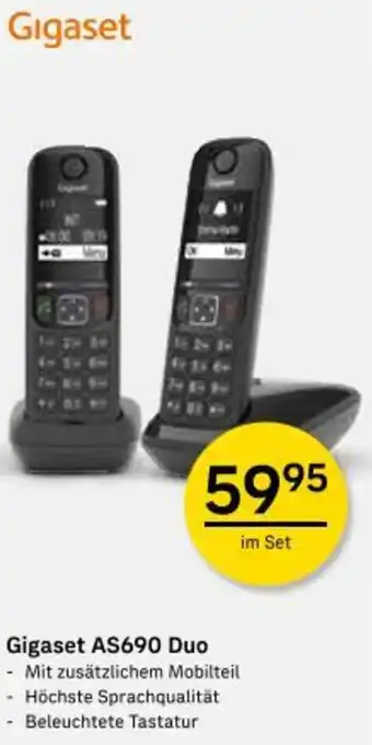 Post Gigaset AS690 Duo Angebot