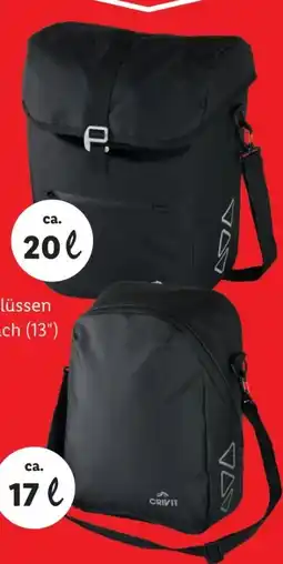 Lidl Crivit Fahrrad Gepäckträgertasche Angebot