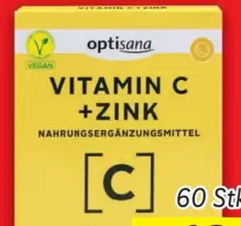 Lidl Optisana Vitamin C-Zink Tabletten Angebot