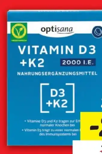 Lidl Optisana Vitamin D3+K2 Angebot