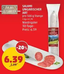 PENNY Salami ungarischer Angebot