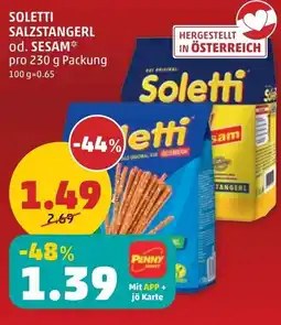 PENNY Soletti salzstangerl Angebot