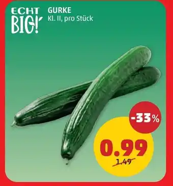 PENNY ECHT GURKE Angebot