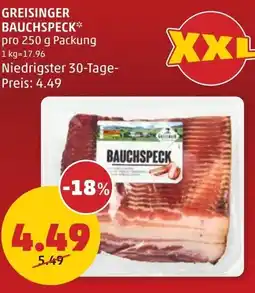 PENNY Greisinger bauchspeck Angebot