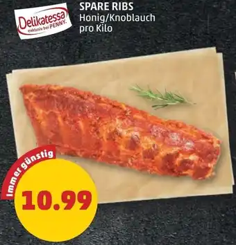 PENNY Spare ribs honig/knoblauch Angebot