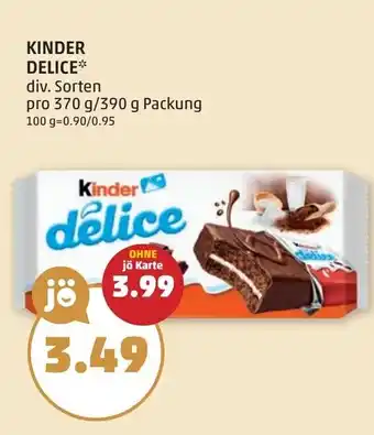 PENNY Kinder delice Angebot