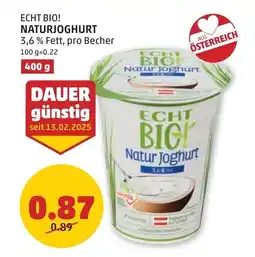 PENNY Naturjoghurt Angebot