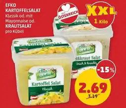 PENNY Efko kartoffelsalat Angebot