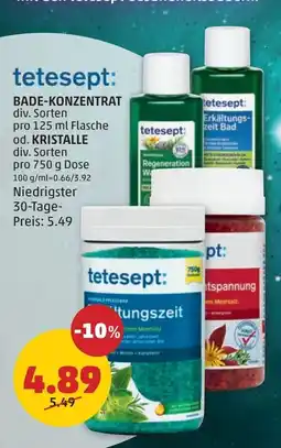 PENNY Tetesept gesundheitsbädern Angebot