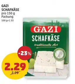 PENNY Gazi̇ schafkäse Angebot