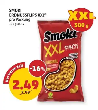 PENNY Smoki erdnussflips xxl Angebot