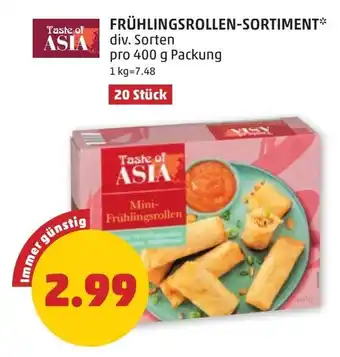 PENNY Frühlingsrollen-sortiment Angebot