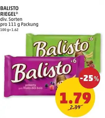 PENNY Balisto riegel Angebot