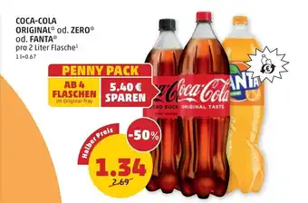 PENNY Original* od. zero* od. fanta Angebot