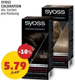 PENNY Syoss coloration Angebot