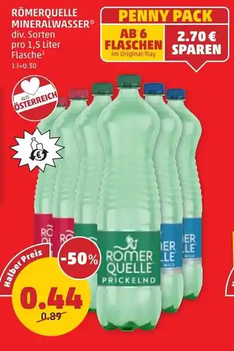 PENNY Römerquelle mineralwasser Angebot