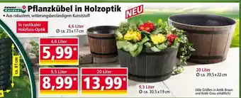 Norma Pflanzkübel in holzoptik Angebot