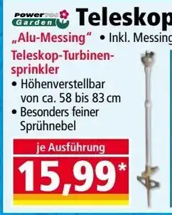 Norma Teleskop-turbinen- sprinkler Angebot
